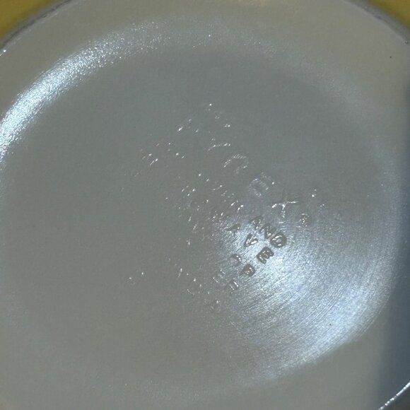 Vintage Pyrex Shenandoah Yellow Floral Cinderella Nesting Mixing Bowls Set Of 4 - Picture 4 of 12